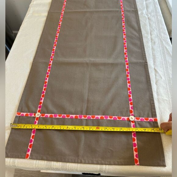 L'Atelier de la Varangue Made in France Table Runner Tan/Brown - Picture 6 of 8